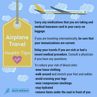 5 Airplane Travel Health Tips | National Center for Health Research